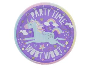 UNICORN PLATE 7 IN 8 CT  