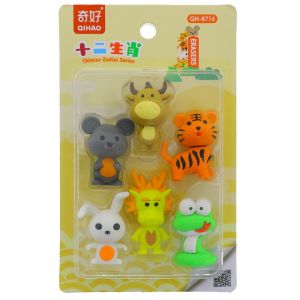 SAFARI ANIMAL ERASER  
