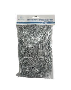 1.99 SILVER HOLOGRAPHIC SHREDDED FILLER APPROX 30 GRAMS 