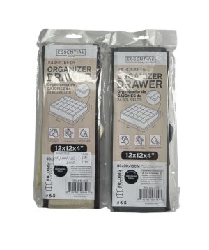 2.99 24 POCKET ORGANIZER DRAWER 12 X 12 X 4 INCH
