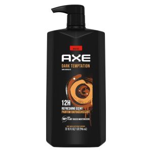 9.99 AXE XXL DARK TEMPTATION 12 H REFRESHING FRAGRANCE 3 IN 1 33.8 FL OZ