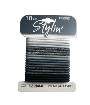 STYLIN PREMIUM ELASTICS 18 PCS