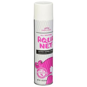 3.99 AQUA NET HAIR SPRAY EXTRA SUPER HOLD 11 OZ