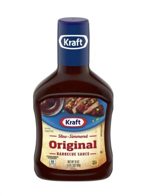 2.99 KRAFT SLOW SIMMERED ORIGINAL BBQ SAUCE 18 OZ 