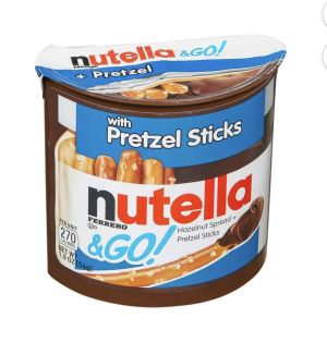 2.49 NUTELLA AND GO WITH PRETZEL STICKS 