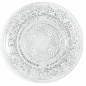 1.99 VINTAGE GLASS PLATE 7 INCH 