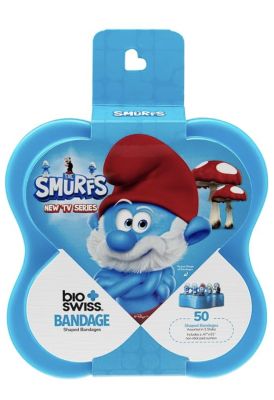 3.99 FANCY BANDS SHAPED BANDAGES SMURFES