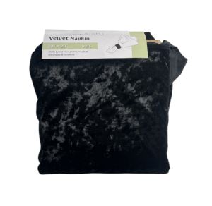 6.99 BLACK VELVET NAPKIN 20 X 20 INCH 
