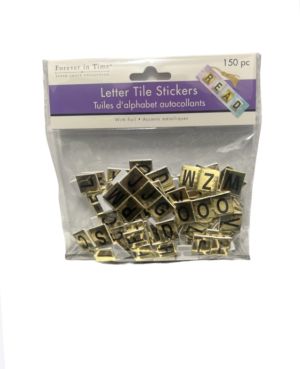 LETTER TILE STICKERS 150 PCS