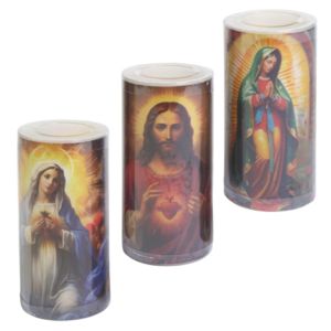 3.99 RELIGIOUS FLAMESLESS LED CANDLE 