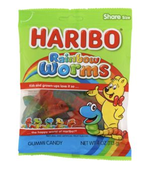 HARIBO RAINBOW WORMS 