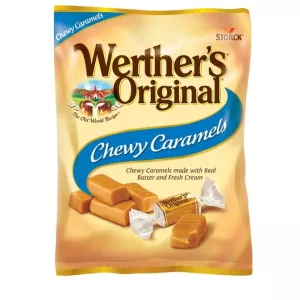 WERTHERS ORIGINAL SUGAR FREE CHEWY CARAMEL CANDIES