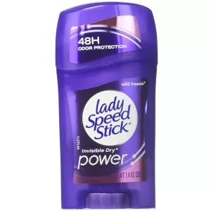 1.99 LADY SPEED STICK INVISIBLE DRY POWDER DEODARANT