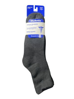 3.99 DIABETIC SOCKS SIZE 10-13 3 PACK