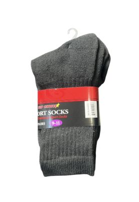9-11 SOCKS CREW BLACK  