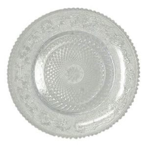 4 PACK PLASTIC PLATES 7 INCH 