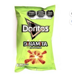 4.99 DORITOS DINAMITA SABOR CHILE Y LIMON 220 GRAMS