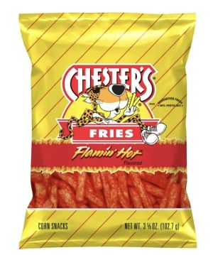 2.69 FLAMIN HOT FRIES CHESTER 74.4 GRAMS