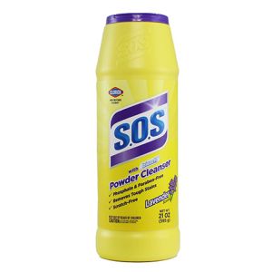 1.99 SOS POWDER CLEANER LAVENDER WITH BLEACH 21 OZ