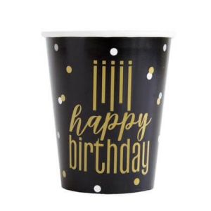 HAPPY BIRTHDAY CUP 9 OZ 8 COUNT