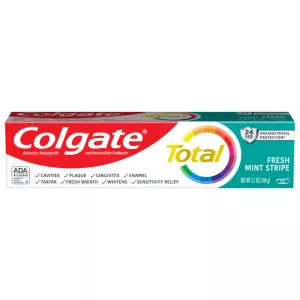 2.99 COLGATE TOTAL FRESH MINT STRIPE TOOTHPASTE