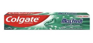 2.99 COLGATE MAX FRESH WITH WHITENING BREATH STRIPS TOOTHPASTE