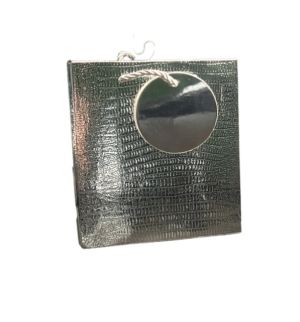 SILVER METTALIC GIFT BAG SMALL