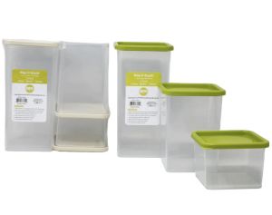 4.99 PAC IT FRESH PE LID FOOD CONTAINER 3 PACK 430 ML 880 ML 1300 ML 