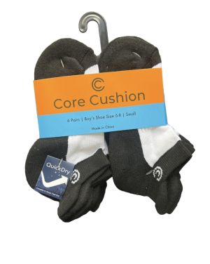 4.99 CORE CUSHION FEATURES SOCKS