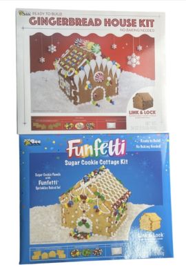 4.99 FUNFETTI SUGAR COOKIE COTTAGE KIT A11 C59 C33 K80