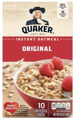 1.99 QUAKERS INSTANT OATMEAL ORIGINAL 10 PACK