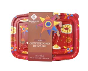 4.99 24 PC 30 OZ FOOD CONTAINER