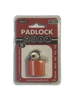 PADLOCK 30 MM 2 KEYS 