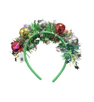 1.99 HEADBAND CHRISTMAS BALLS LIGHT UP 