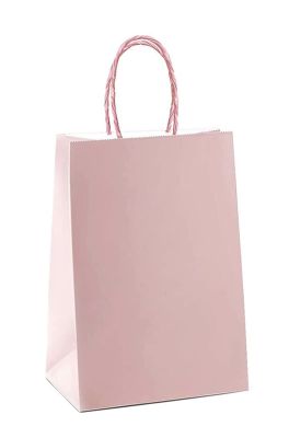 DUSTY ROSE 4 CRAFT BAGS 5.25 X 8.5 X 3.25 INCH