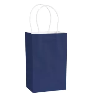 NAVY 4 CRAFT BAGS 5.25 X 8.5 X 3.25 INCH