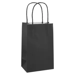 BLACK 4 CRAFT BAGS 5.25 X 8.5 X 3.25 INCH