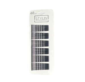 STYLIN ACCESSORIES BOBBY PINS BLACK 60 PCS