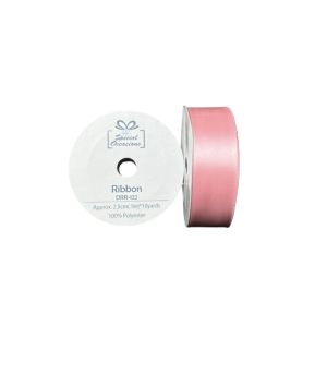 1IN X 10 YARDS RIBBON LIGHT PINK