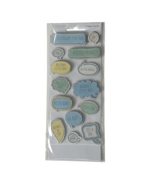 HANDMADE STICKER 3D BABY BOY