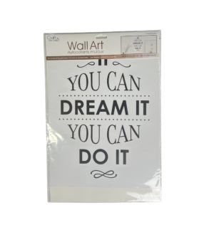 WALL ART  "IF YOU CAN DREAM IT YOU CAN DO IT"