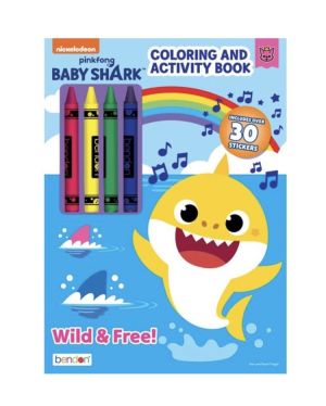 2.99 BABY SHARK COLORING AND ACTIVITY BOOK 