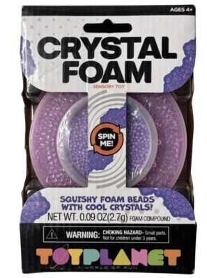 1.99 CRYSTAL FOAM SENSORY TOY 0.09 OZ
