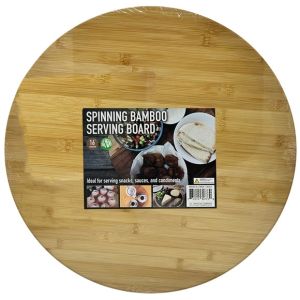 14.99 SPINNING BAMBOO SERVING