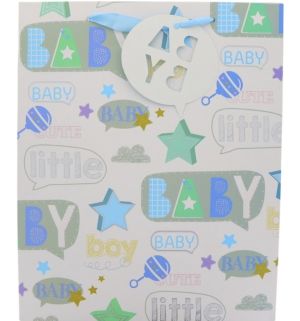BABY BOY LARGE GIFT BAG  