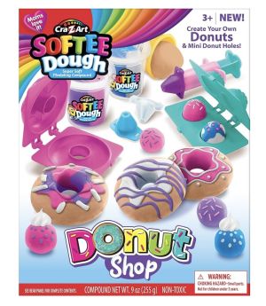 7.99 CRA-Z-ART SOFTEE DOUGH DONUTS AND MINI DONUT HOLES