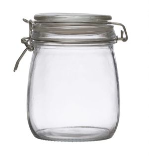 GLASS CANISTER 27.1 oz  