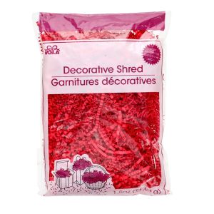 RED CRINKLE PAPER