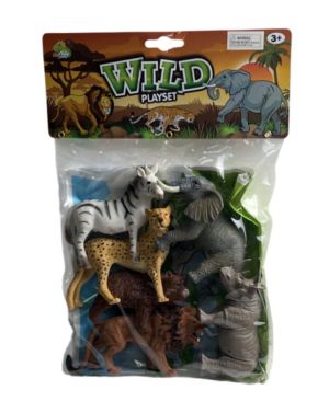 4.99 WILD ANIMAL PLAY SET 