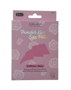 3.99 THINDERKISS EYE PATCH CAFFINE AND ROSE 5 PAIRS